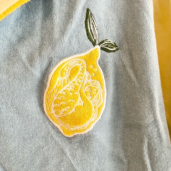 *SOLD* Tombolo Le Sirenuse Limoncello Cabana Color Block Terry Cloth Shirt - Picture 6 of 6